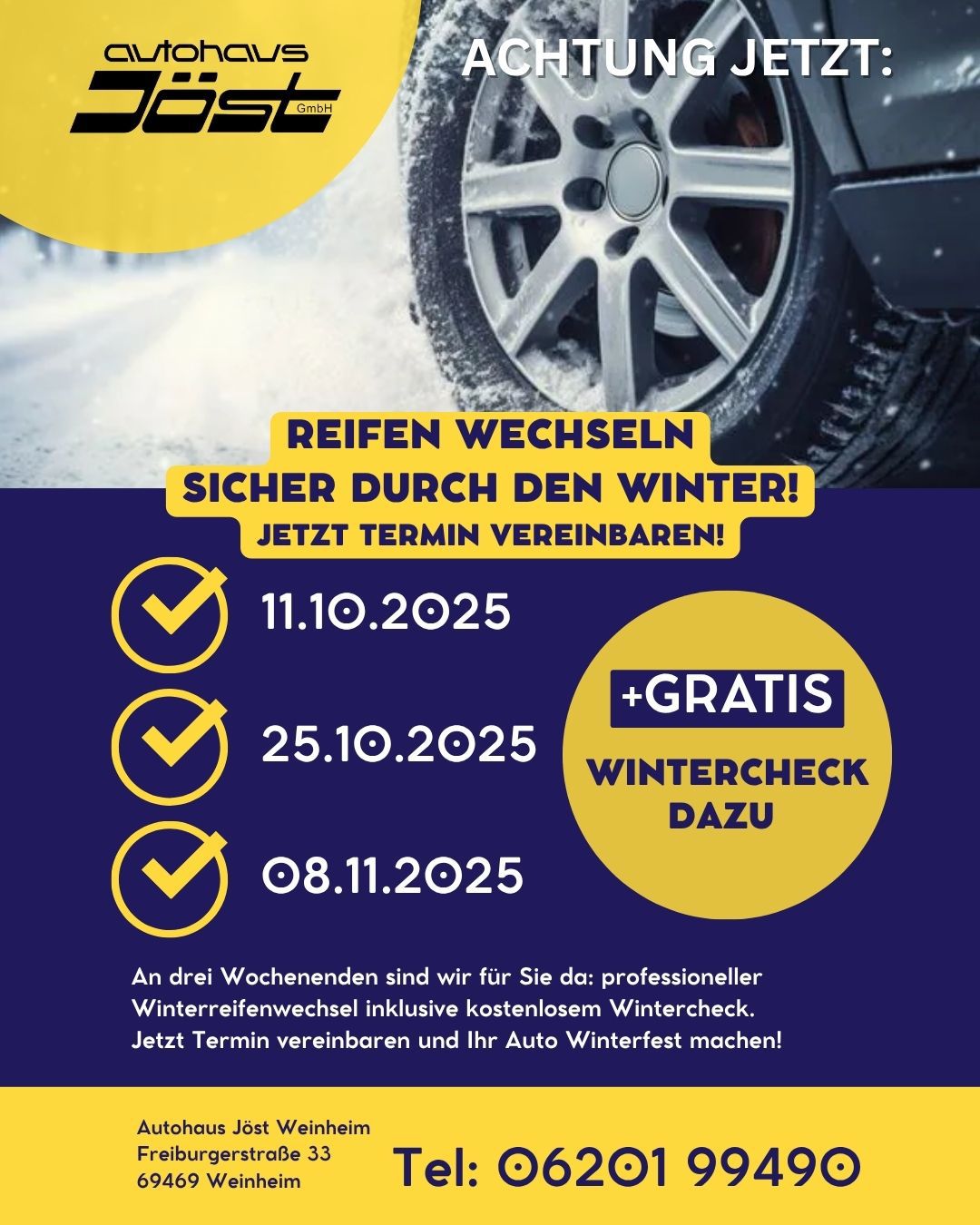 Räderwechsel-Samstage
